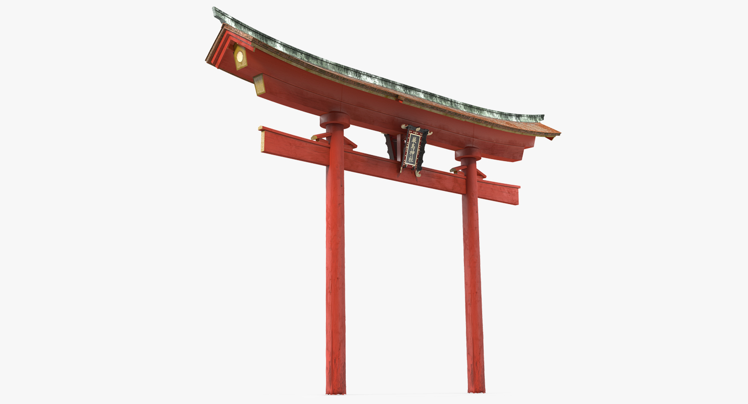 3D model Torii Gate