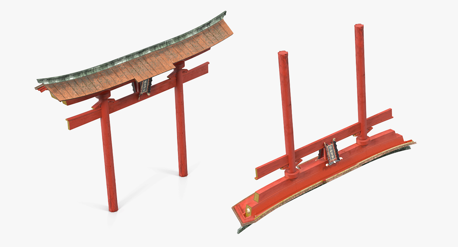 3D model Torii Gate