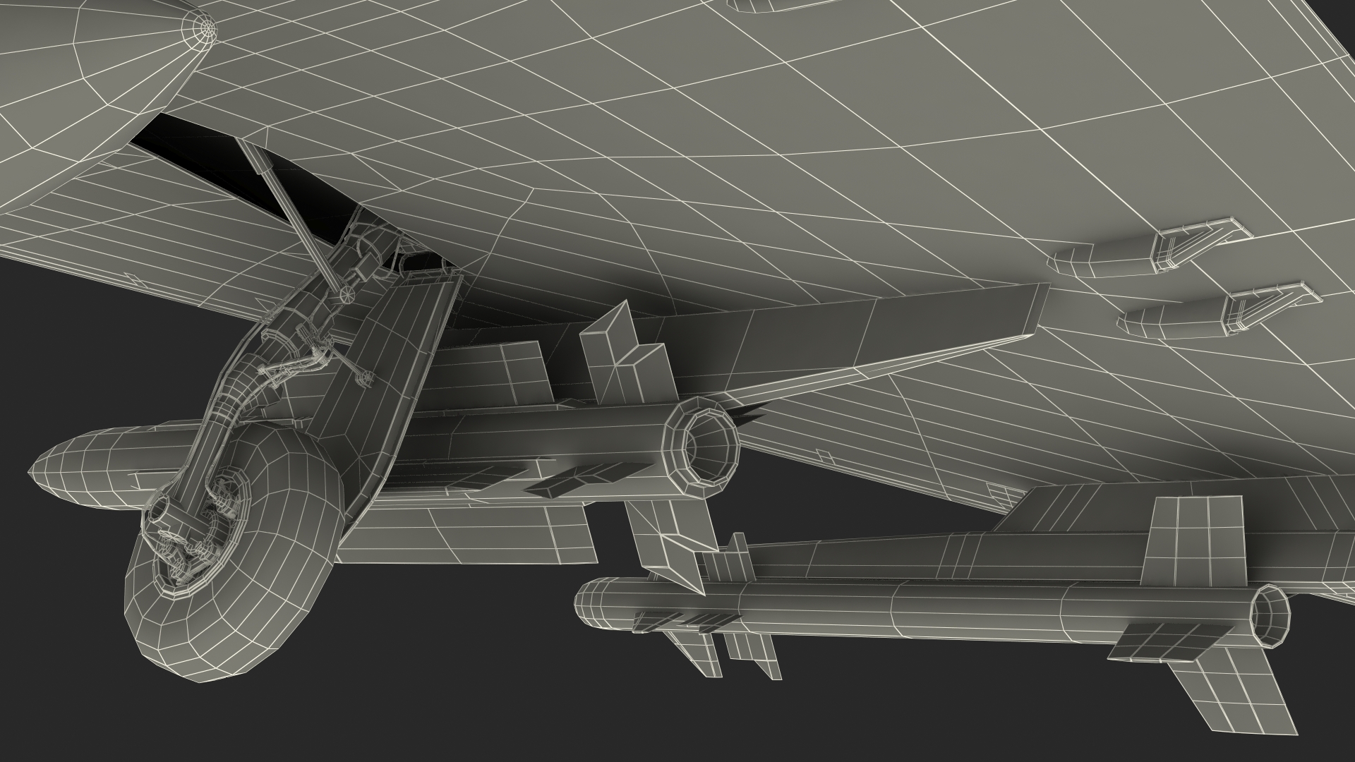 3D French Air Force Mirage 2000C with Armament model