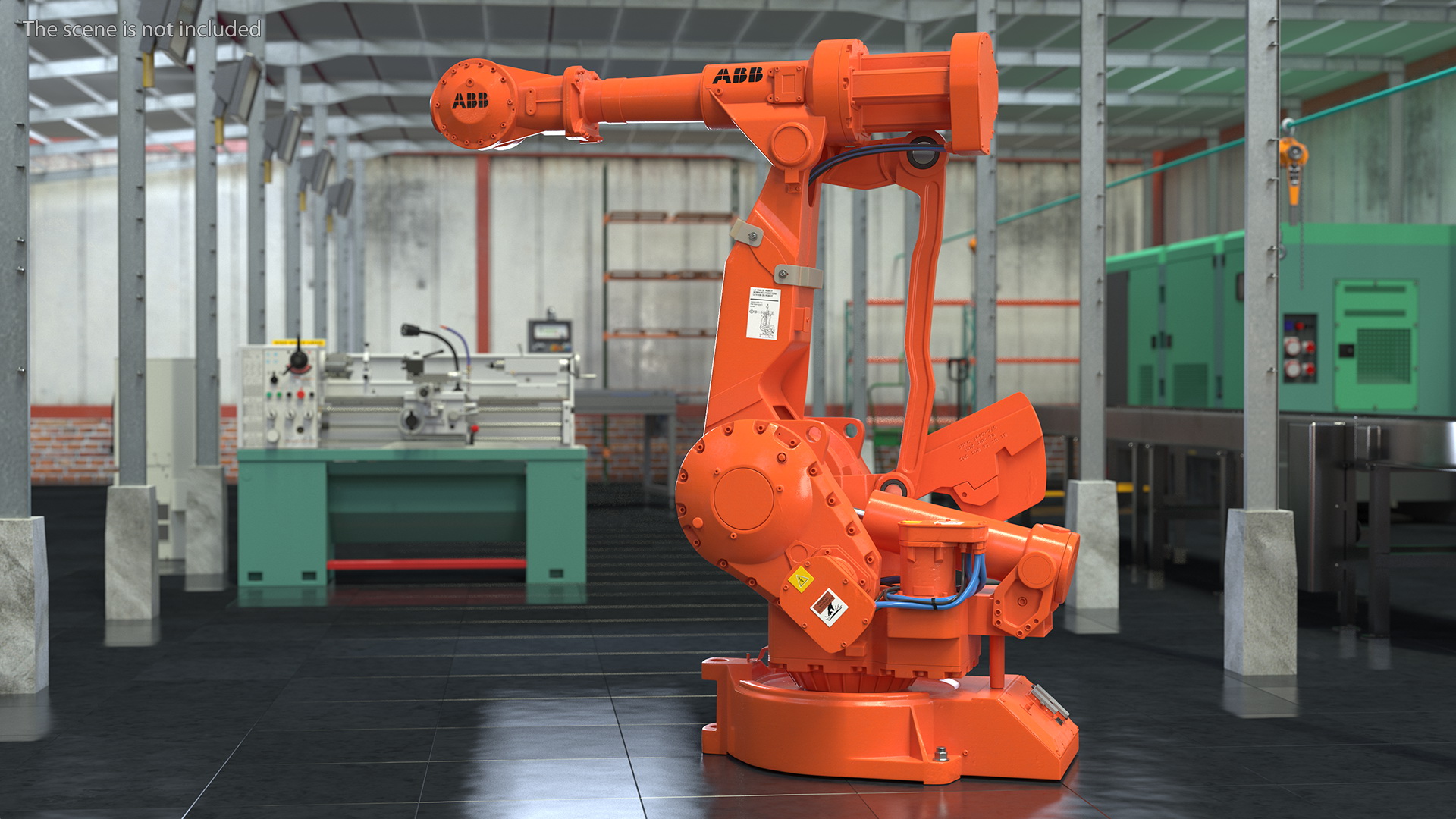 ABB IRB 4400 Industrial Robot 3D model