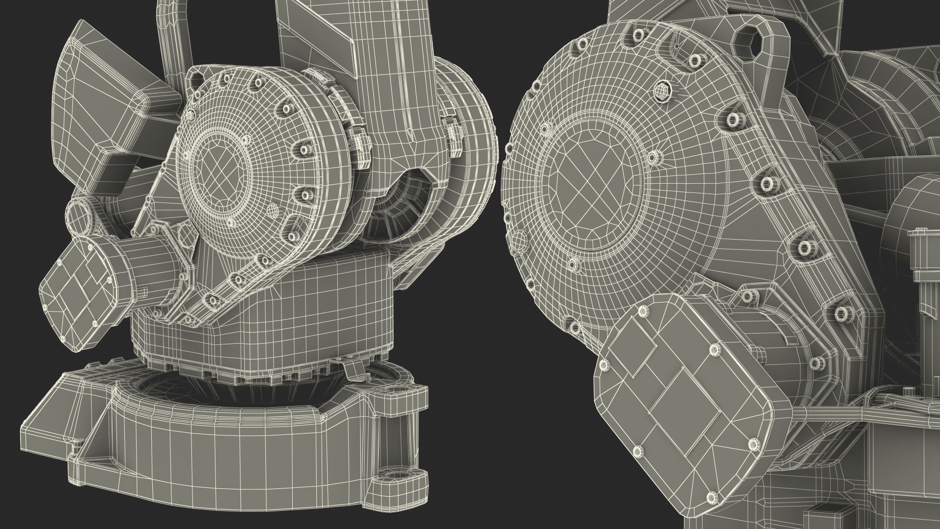 ABB IRB 4400 Industrial Robot 3D model