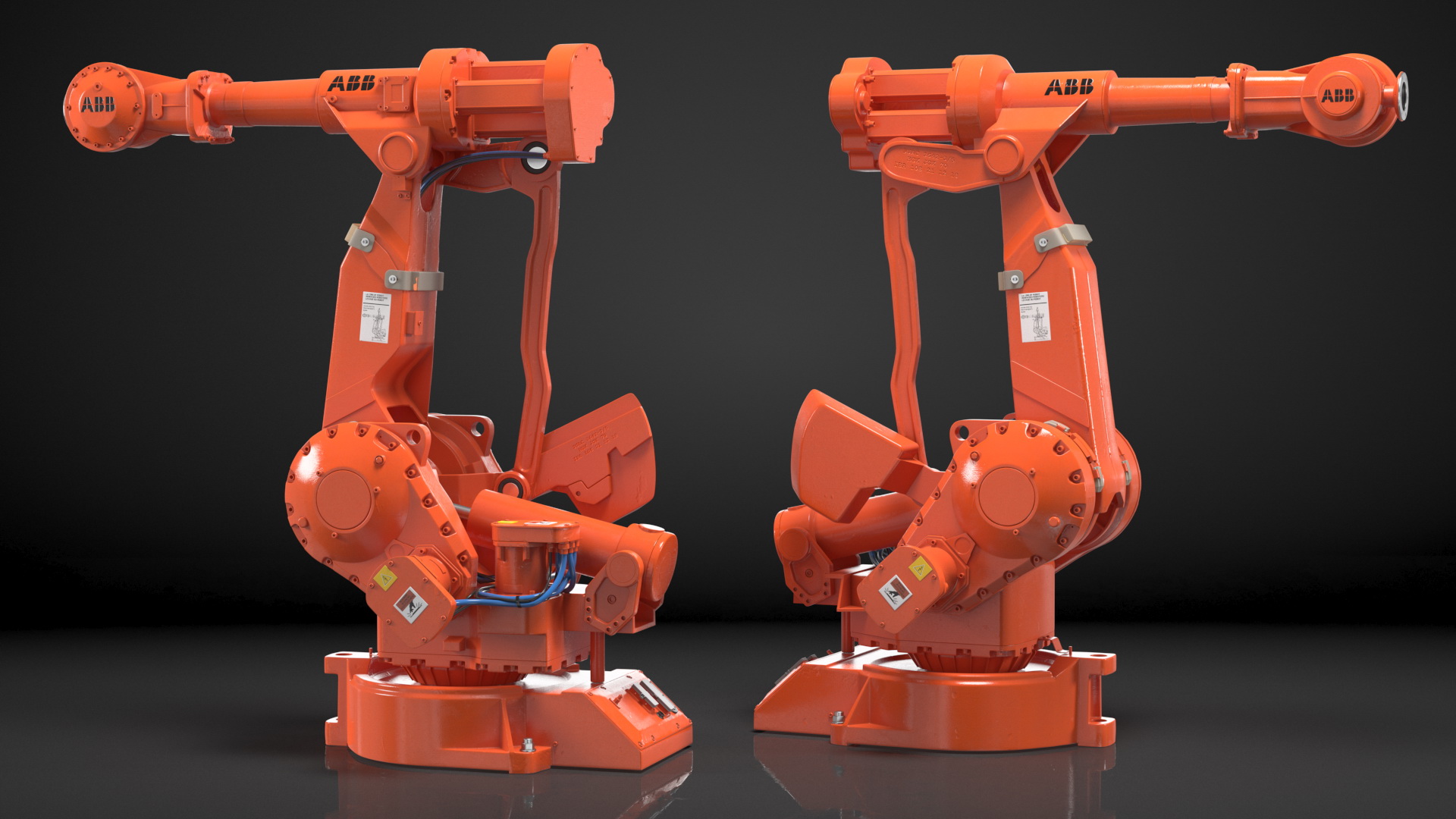 ABB IRB 4400 Industrial Robot 3D model