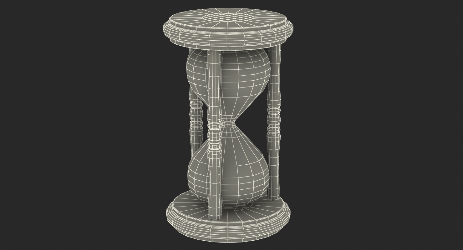 3D model Wood Hourglass Timer