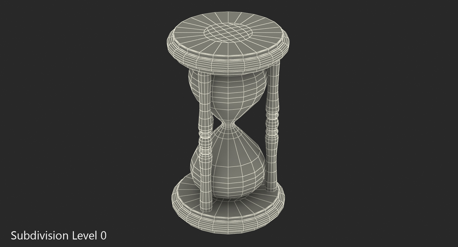 3D model Wood Hourglass Timer