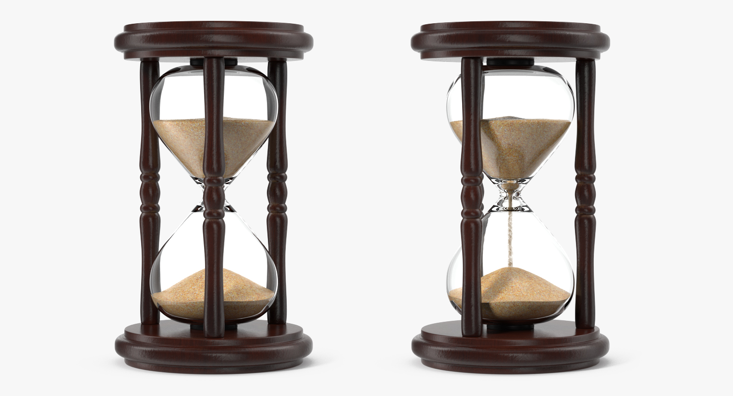 3D model Wood Hourglass Timer