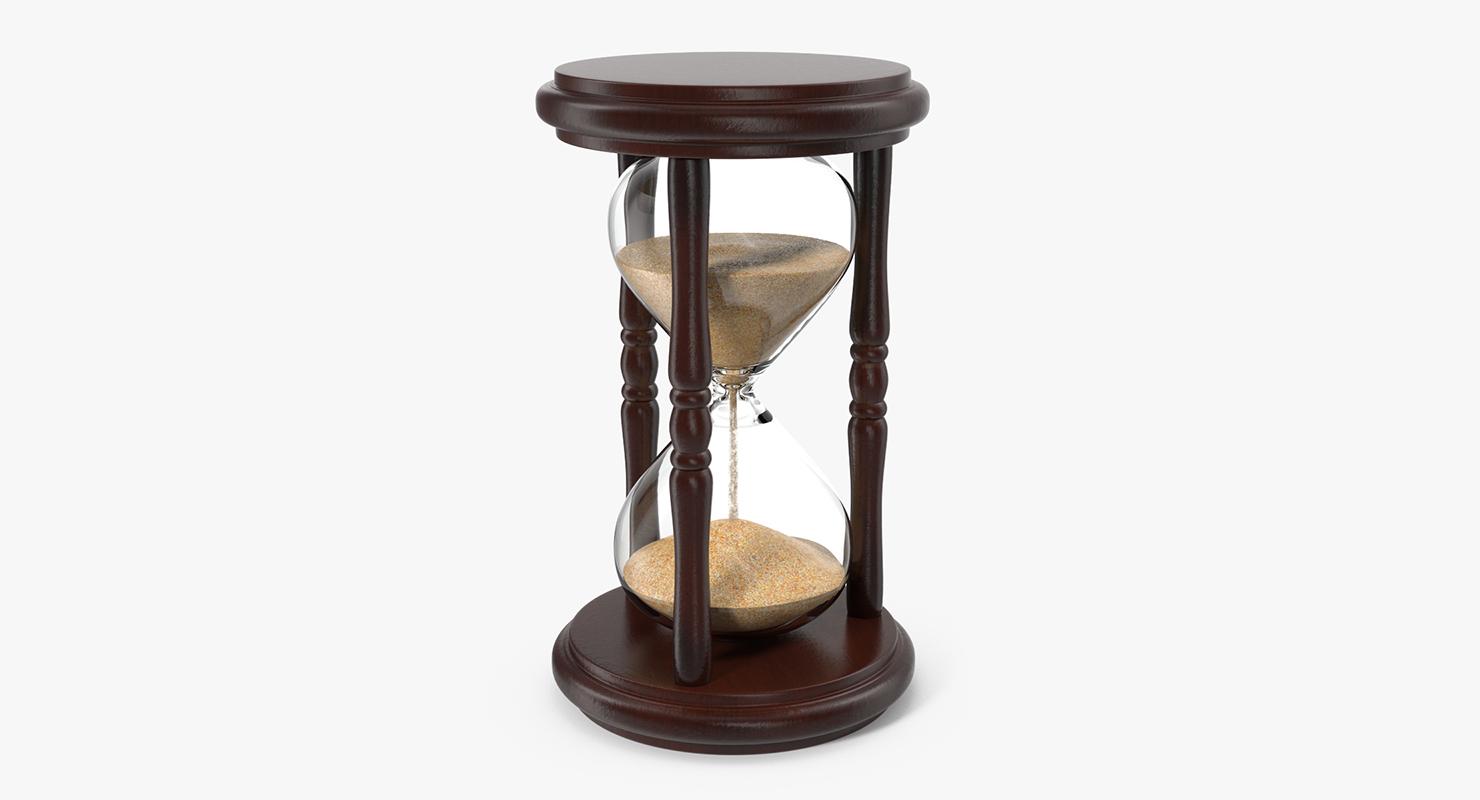 3D model Wood Hourglass Timer