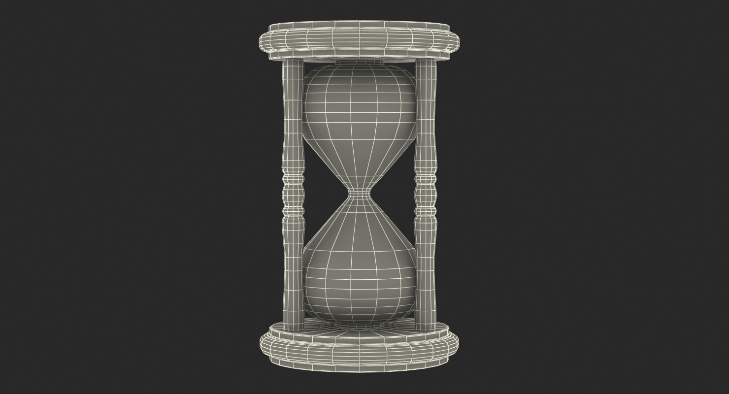 3D model Wood Hourglass Timer