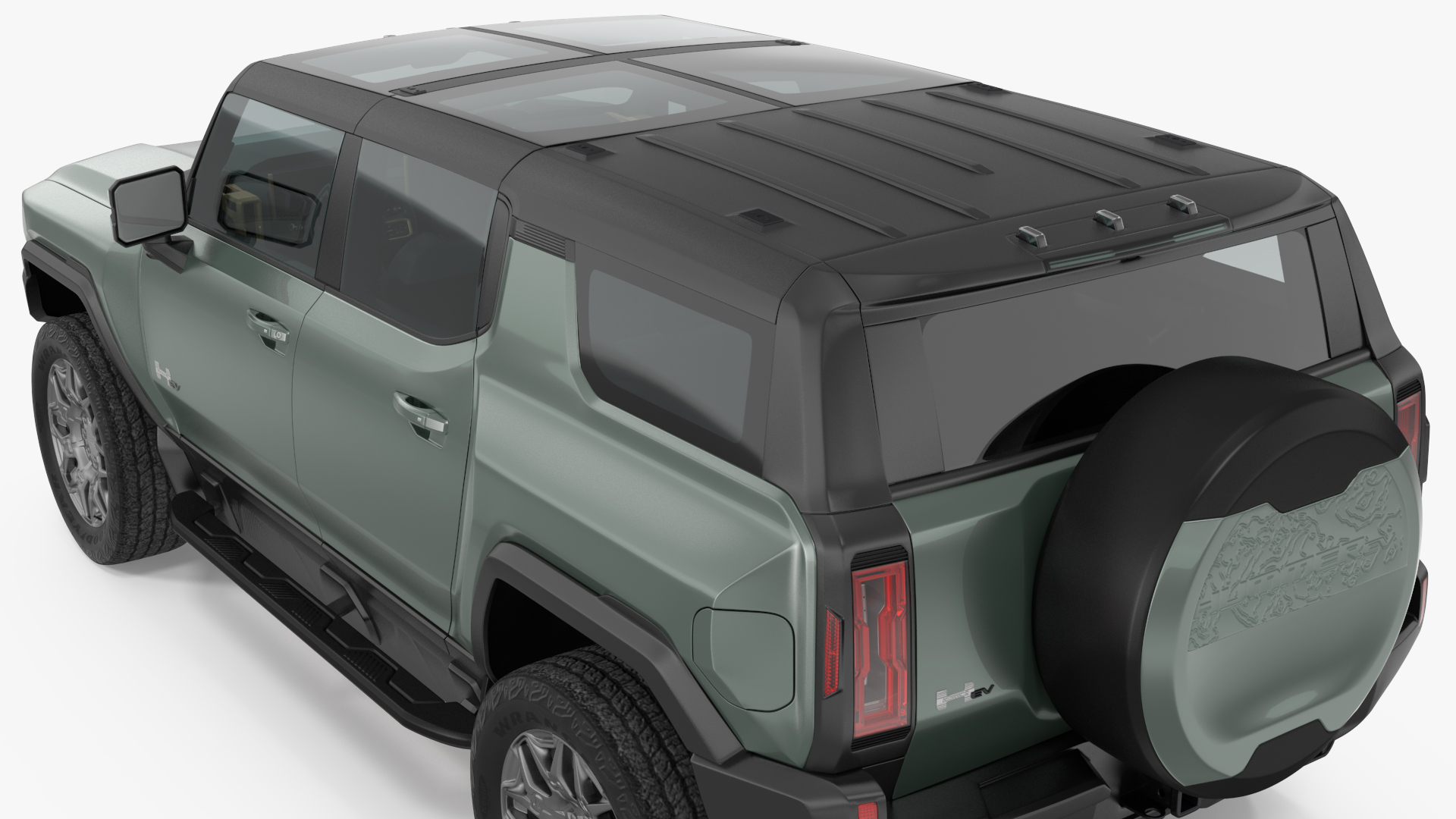 3D GMC Hummer EV SUV Simple Interior model