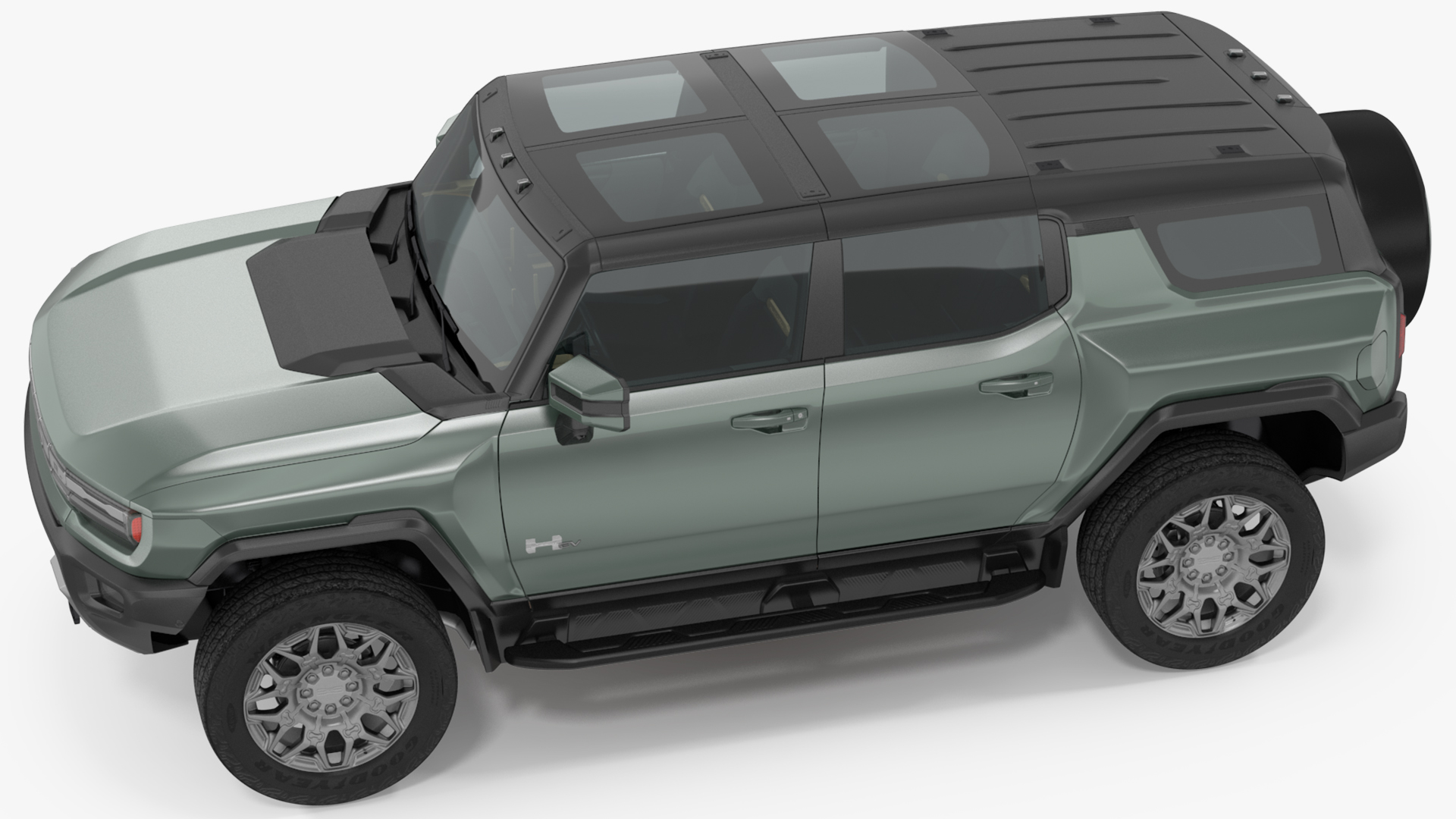 3D GMC Hummer EV SUV Simple Interior model