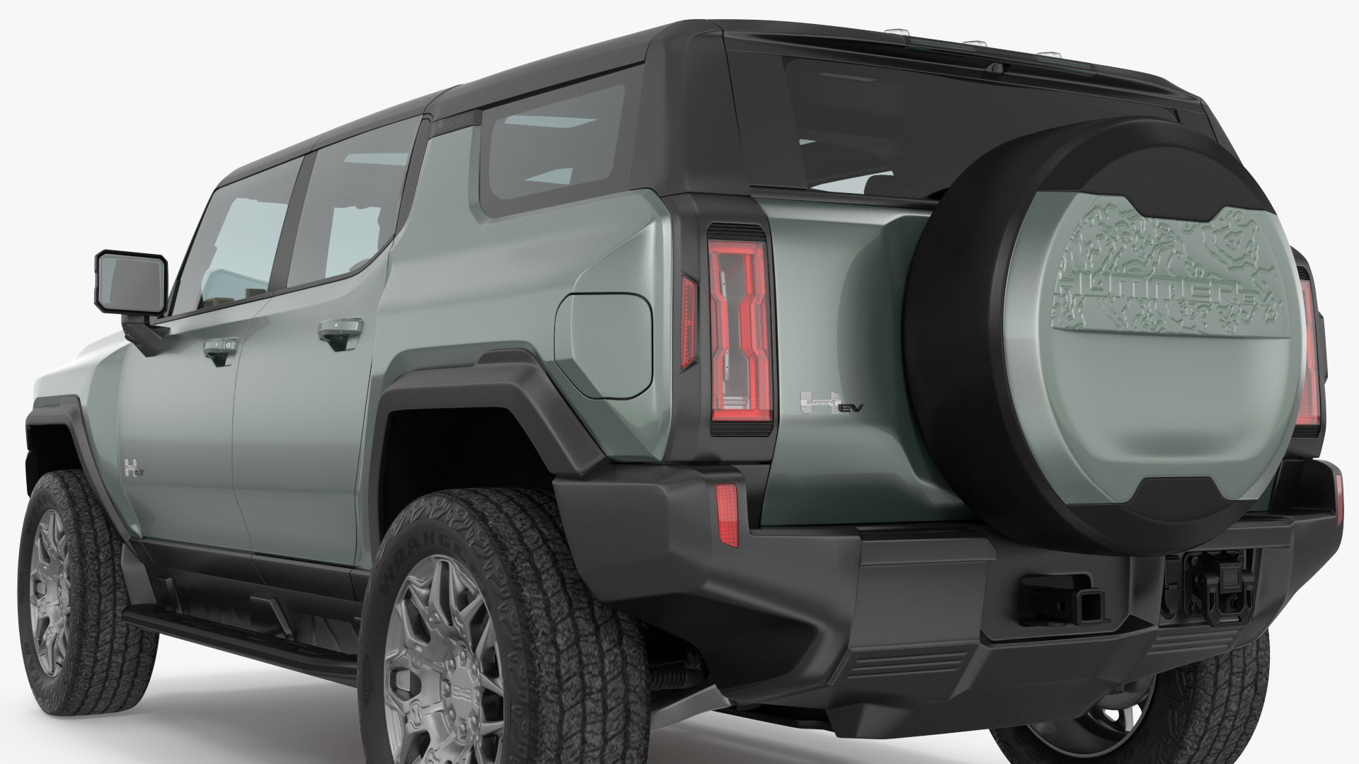 3D GMC Hummer EV SUV Simple Interior model