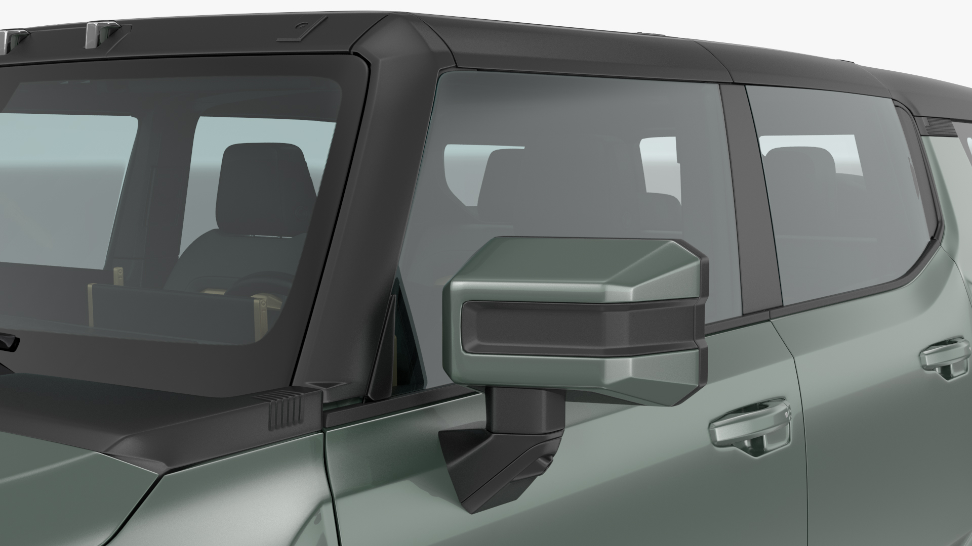 3D GMC Hummer EV SUV Simple Interior model