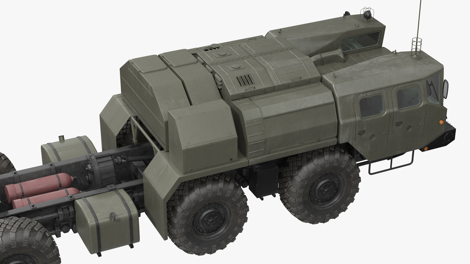 3D MAZ 7910 8x8 Truck model