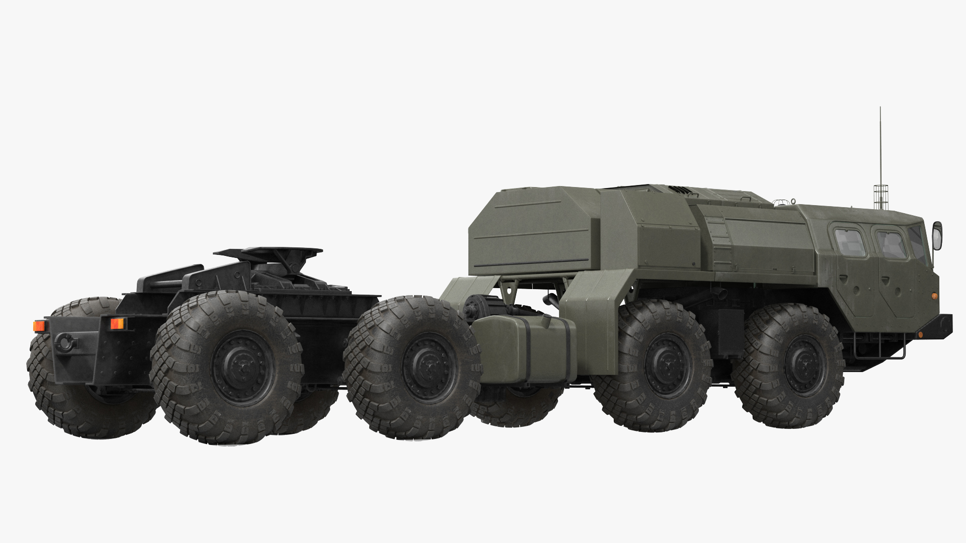 3D MAZ 7910 8x8 Truck model