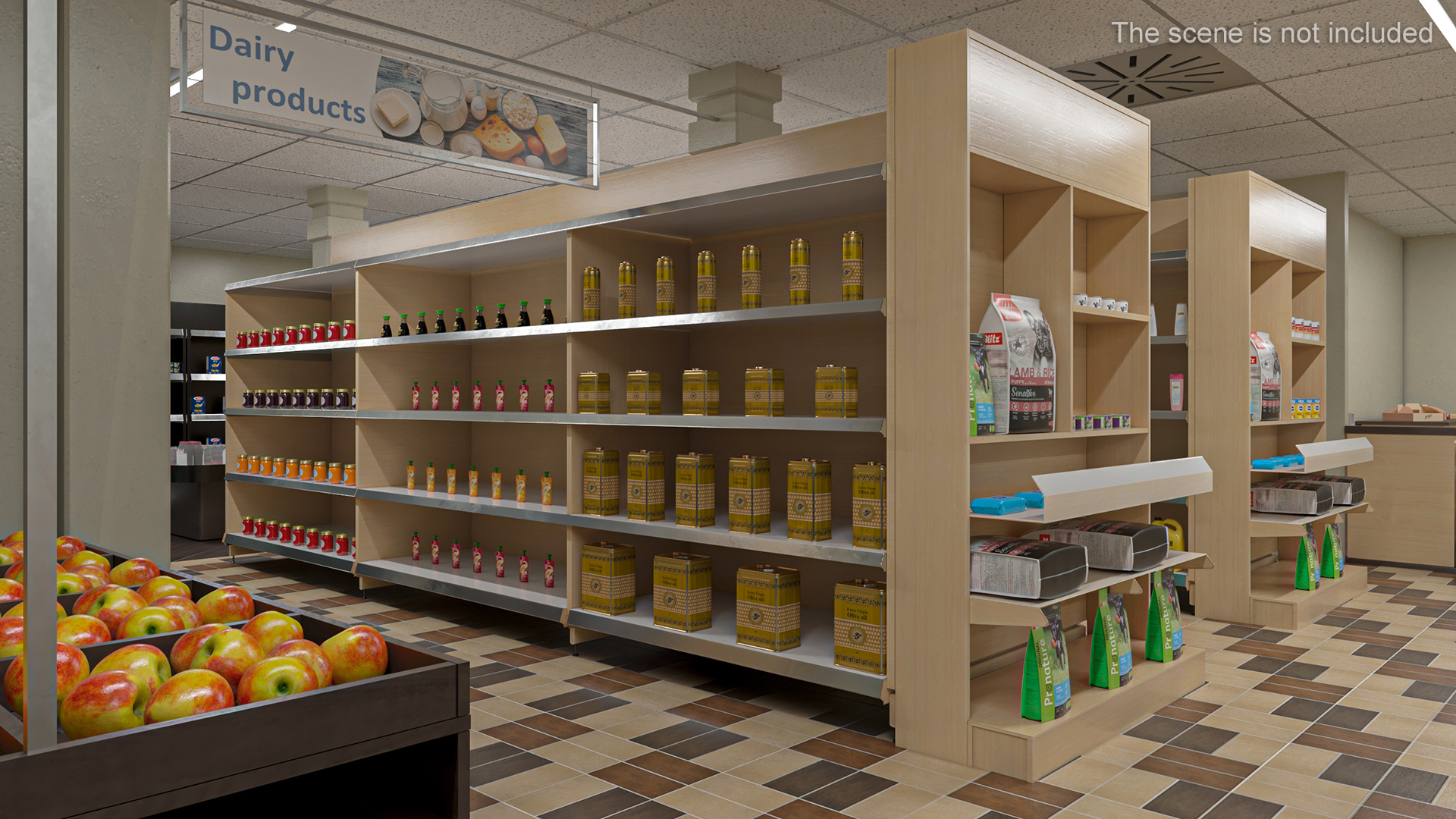 3D model Shelving for Retail Store