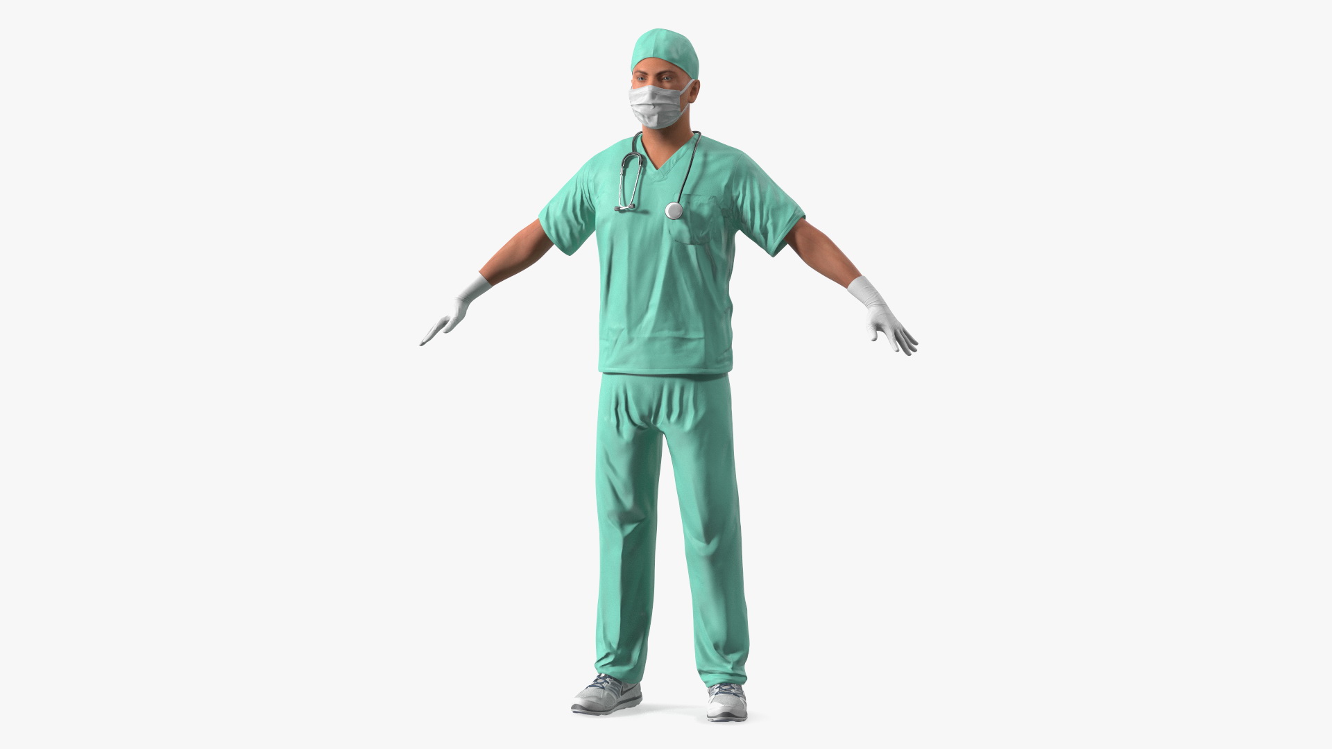 Male Surgeon Doctor 3D model