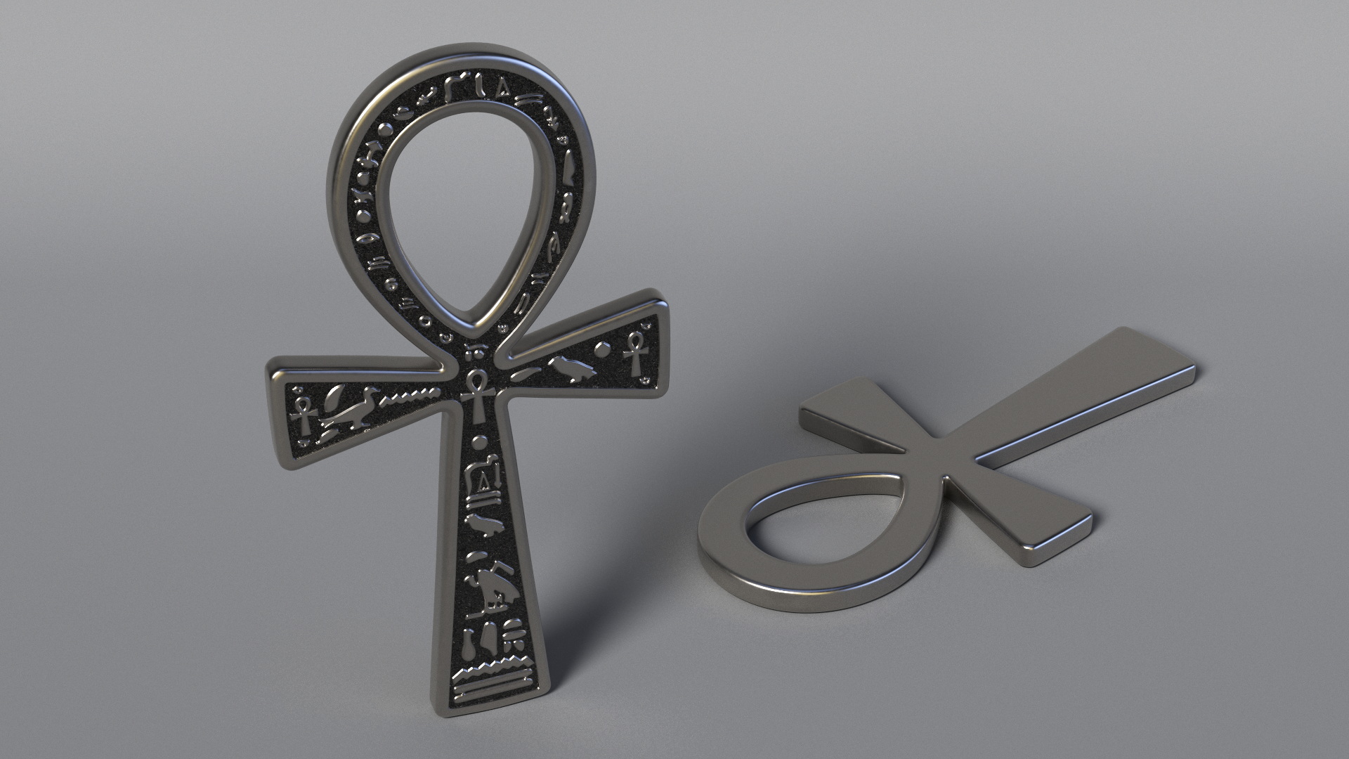 3D Ankh Symbol