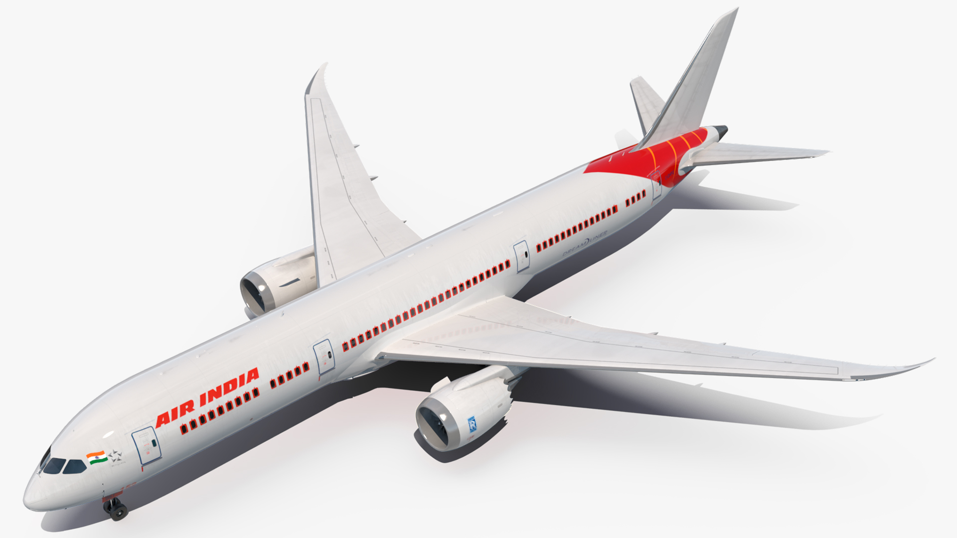 3D Air India Boeing 787-9 Dreamliner model