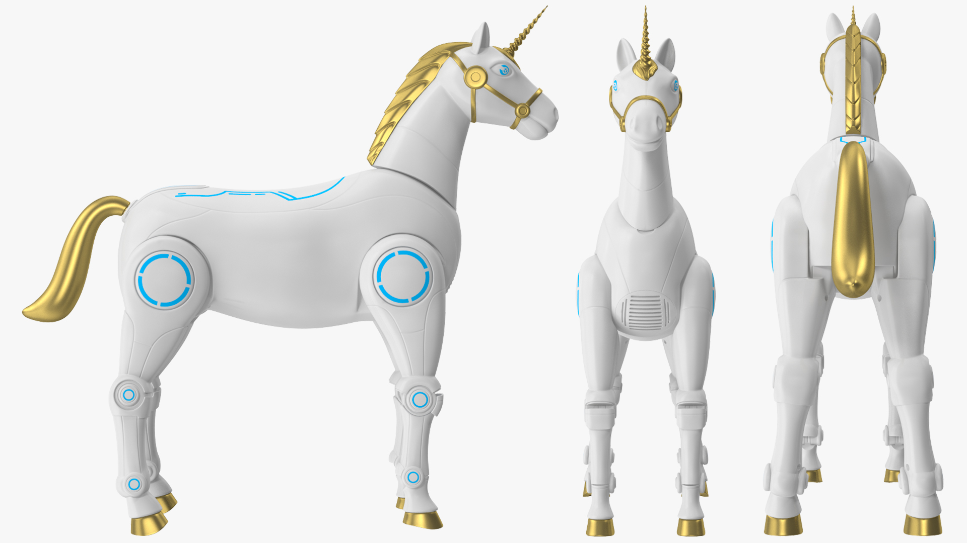 3D model Robot Unicorn Rigged