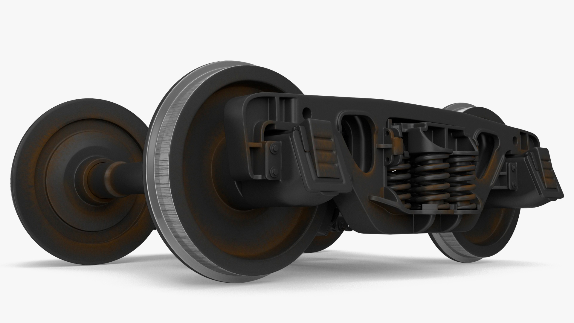 3D model Train Wheel Undercarriage