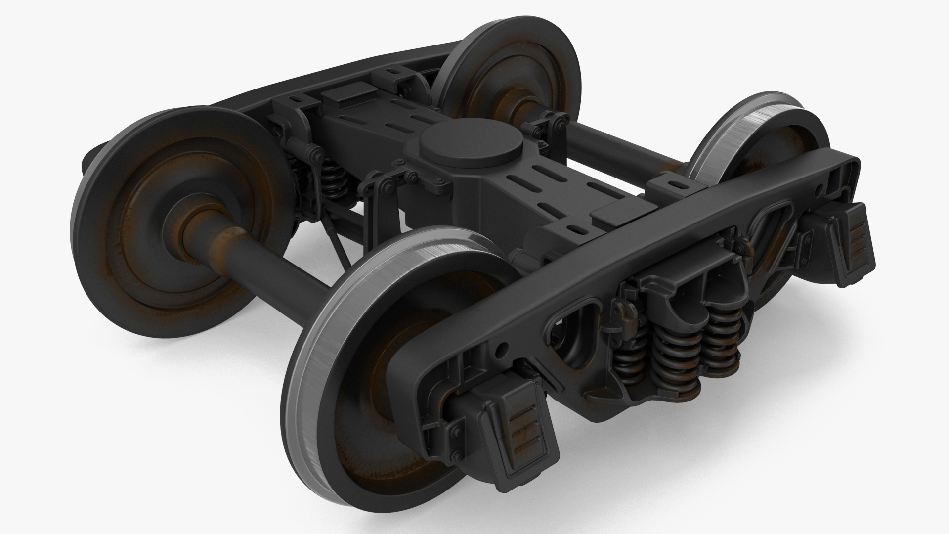 3D model Train Wheel Undercarriage