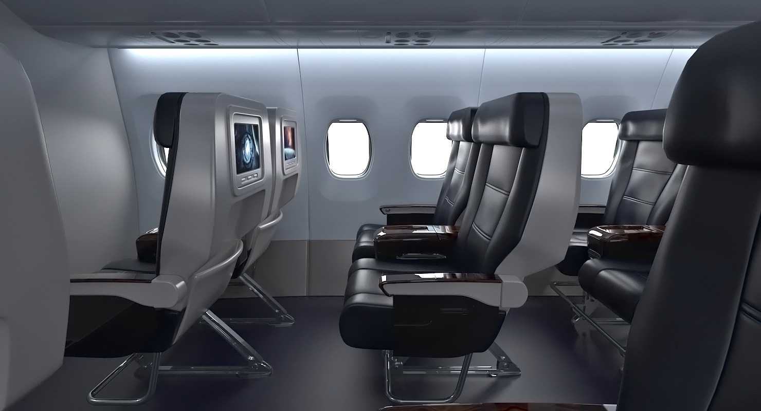 3D Boeing 737 900 with Interior Ryanair