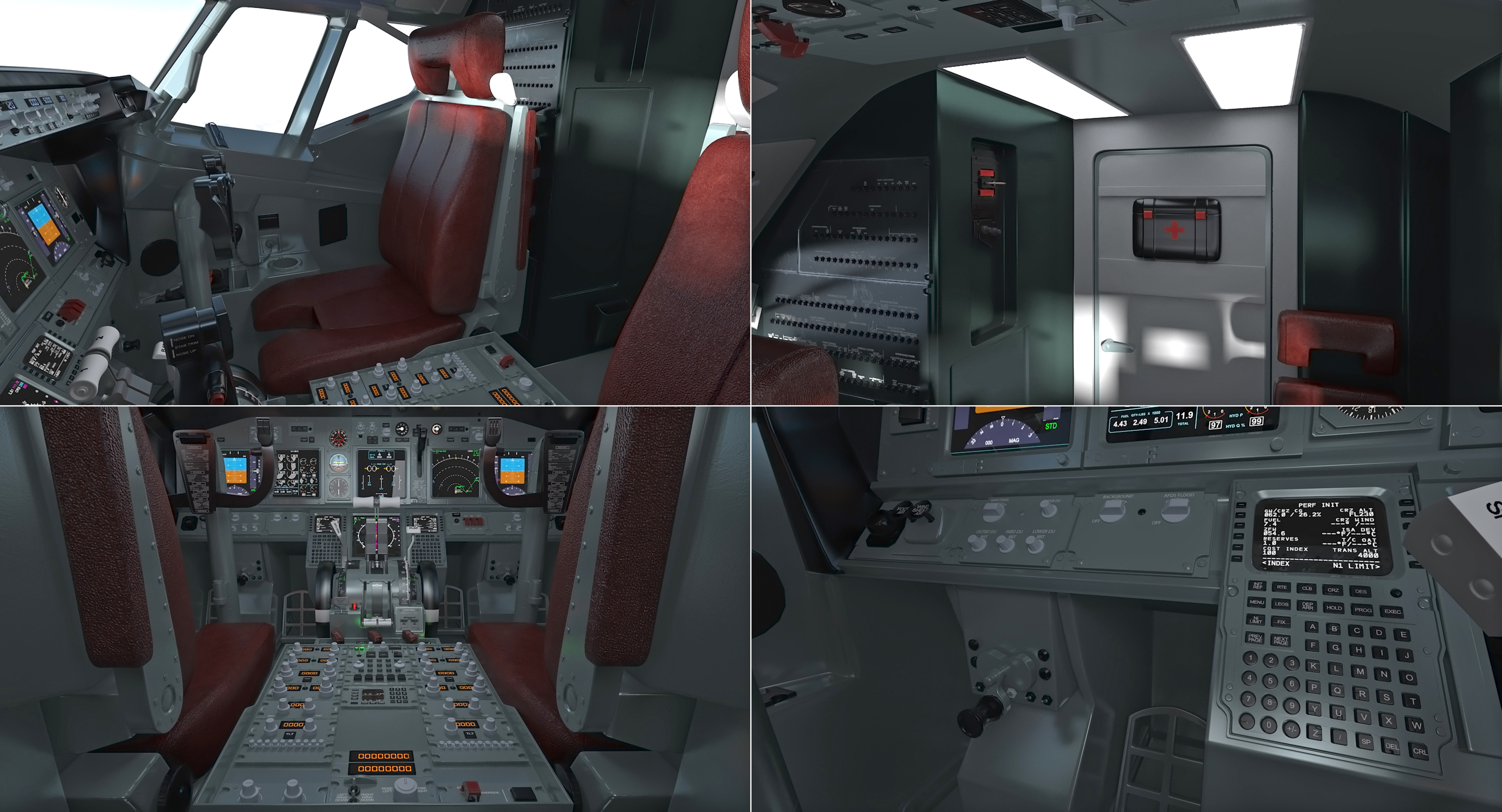 3D Boeing 737 900 with Interior Ryanair