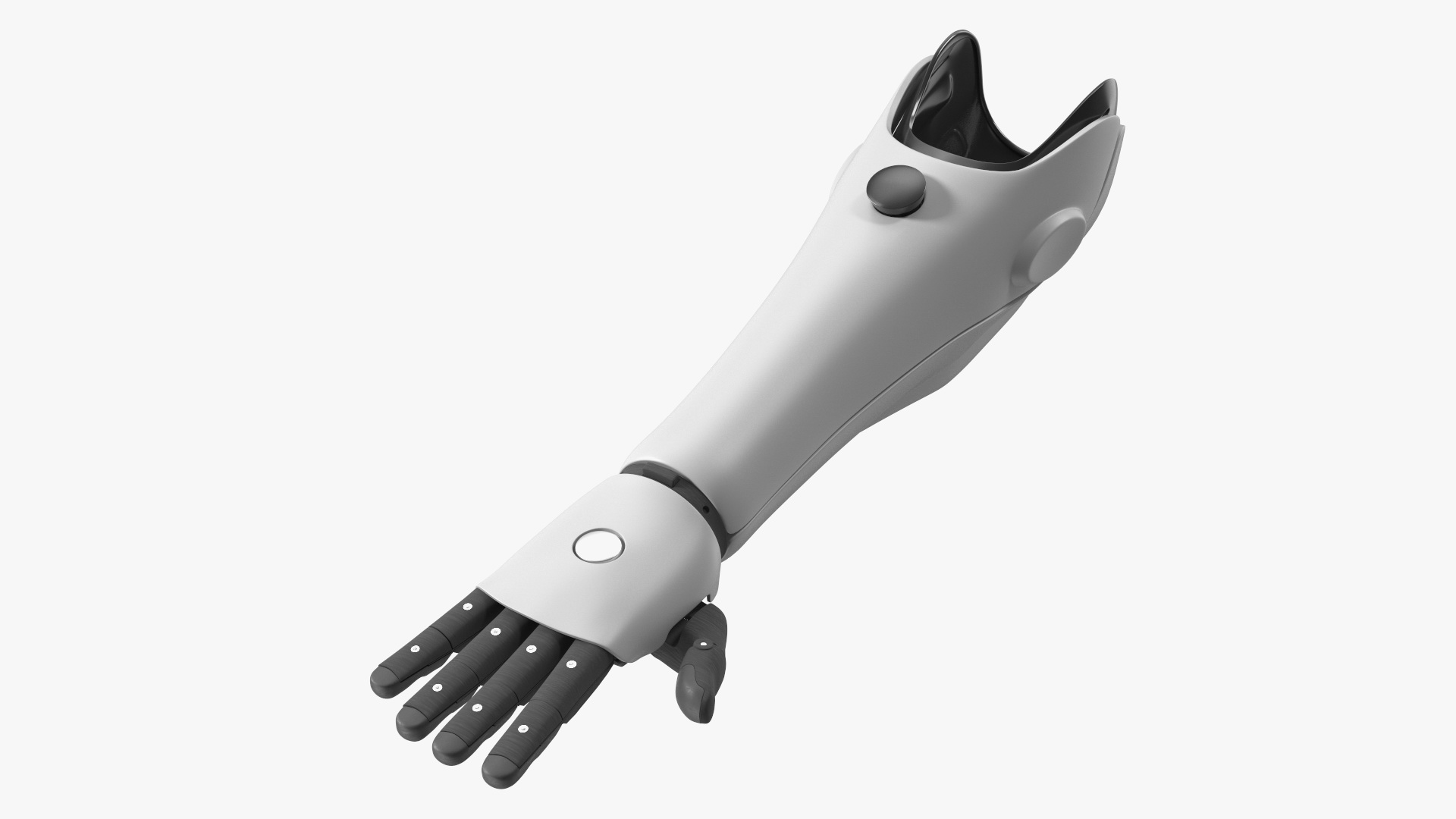 3D model Prosthetic Arm Rigged for Cinema 4D