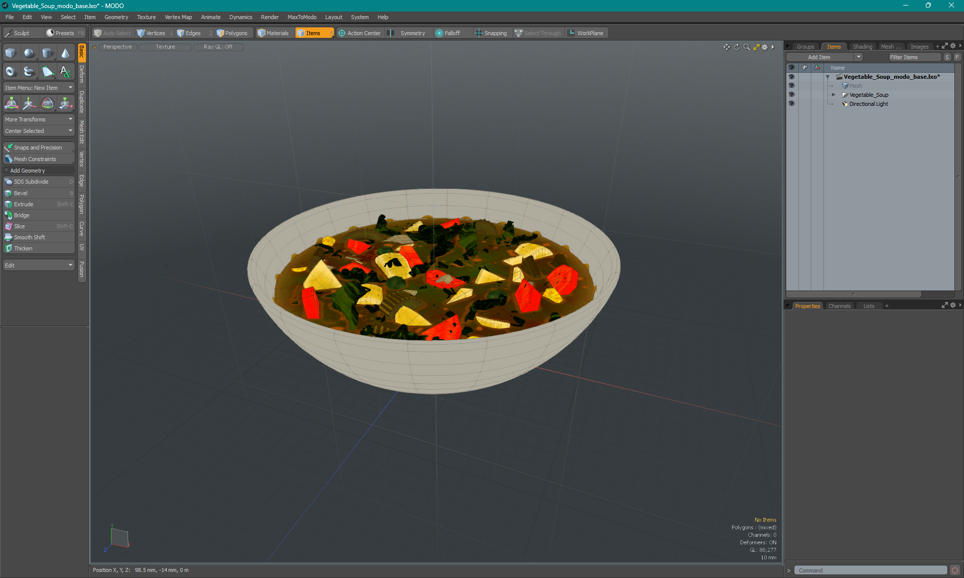 Vegetable Soup 3D model