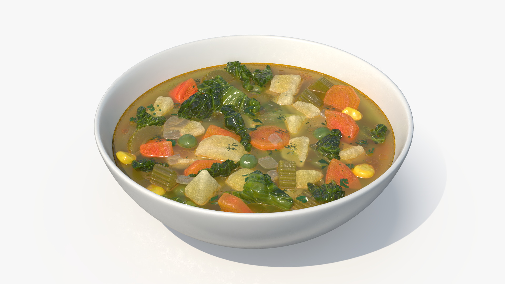 Vegetable Soup 3D model