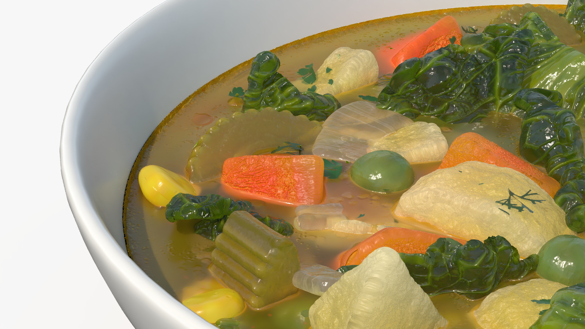 Vegetable Soup 3D model