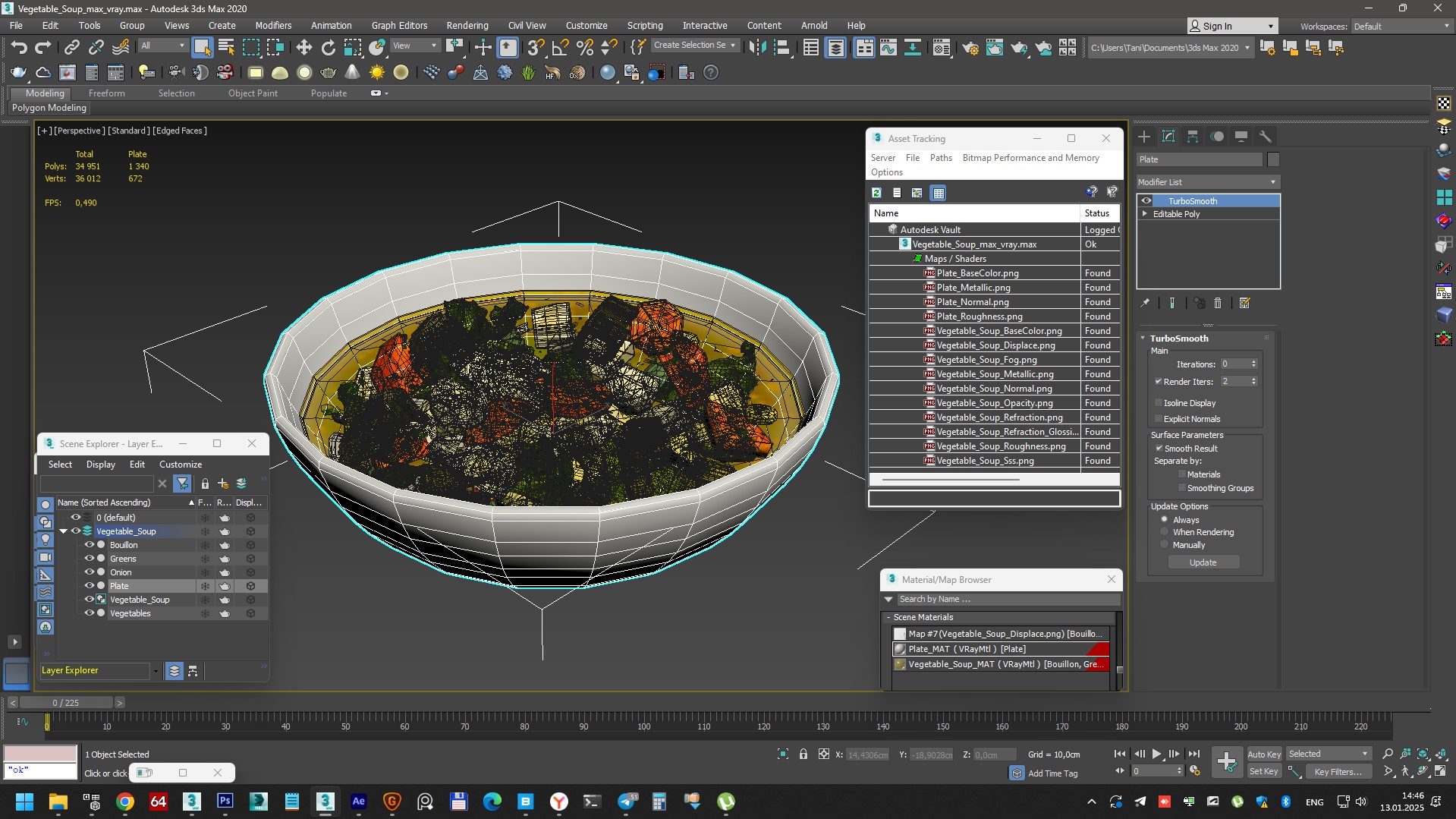 Vegetable Soup 3D model