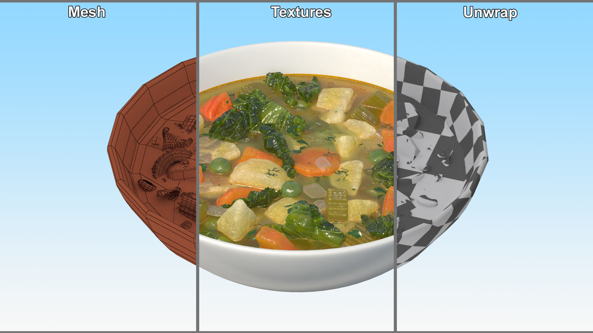 Vegetable Soup 3D model