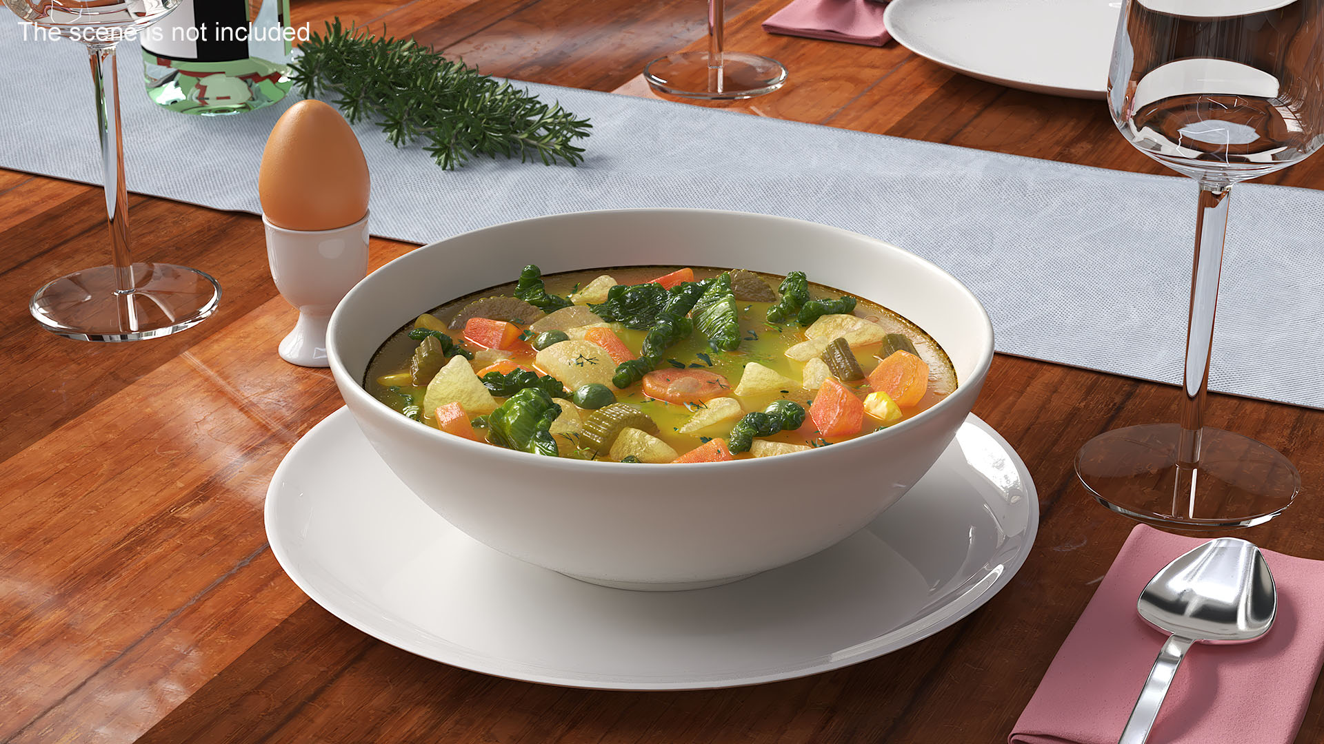 Vegetable Soup 3D model