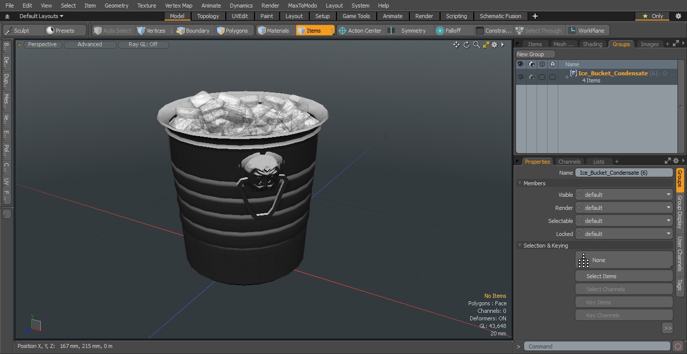 3D Ice Bucket Condensate