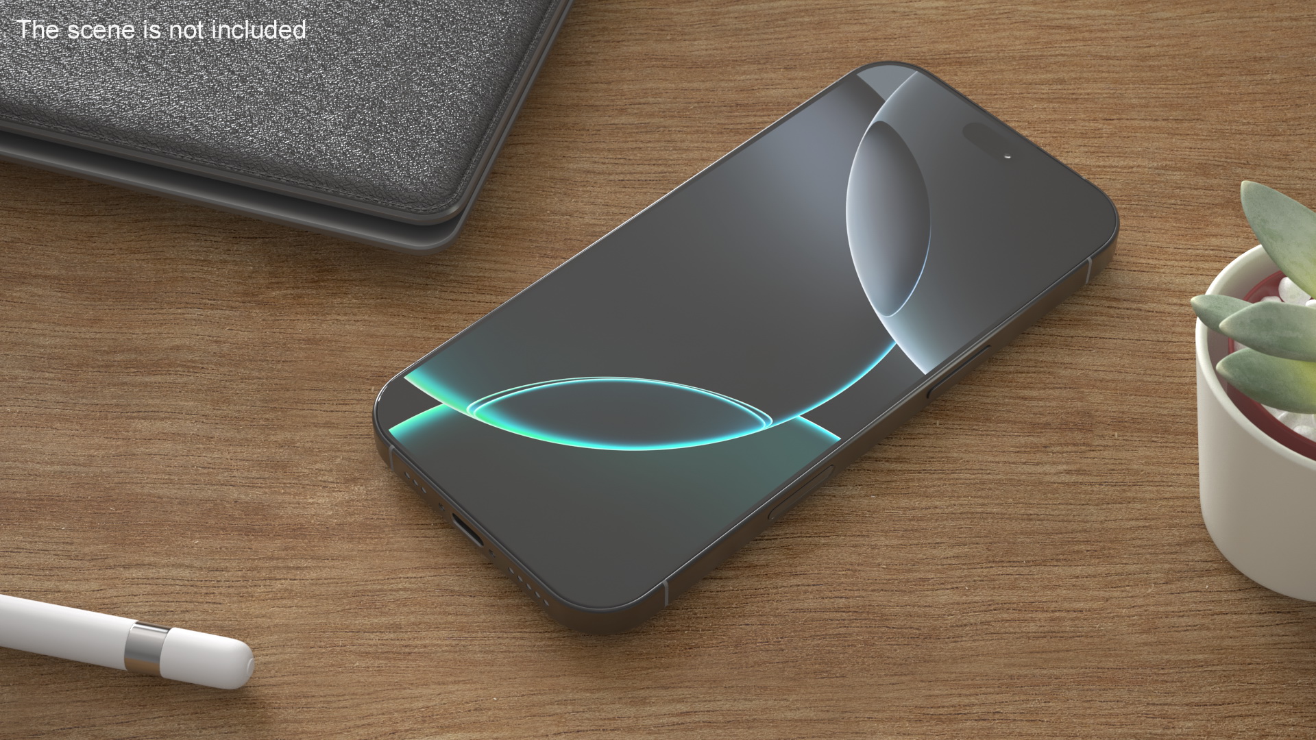 Concept Smartphone with Triple Camera Grey 3D