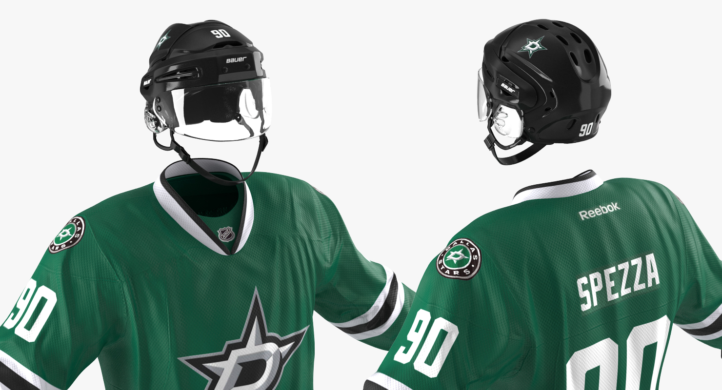 3D Hockey Player Dallas Stars