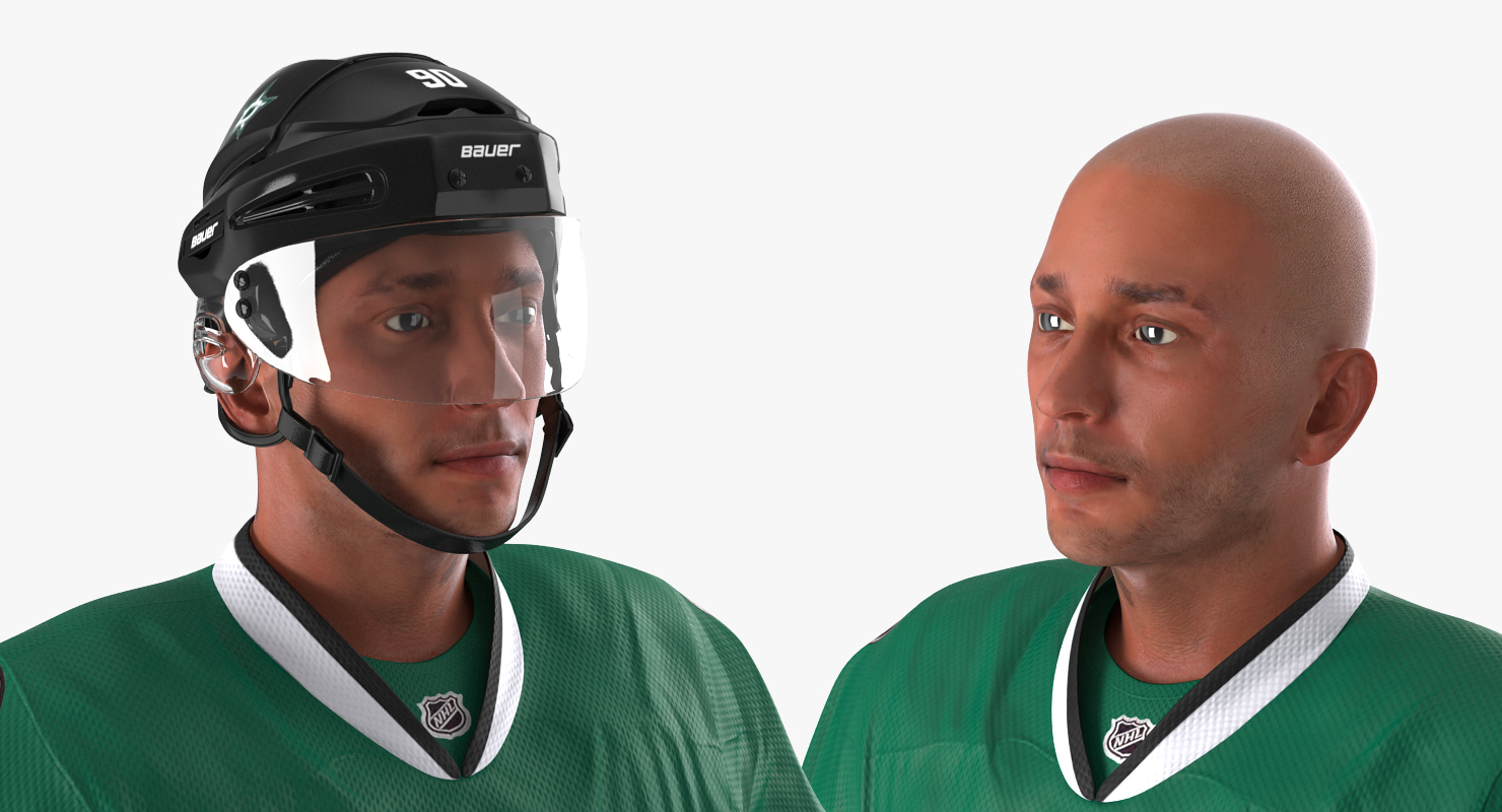 3D Hockey Player Dallas Stars