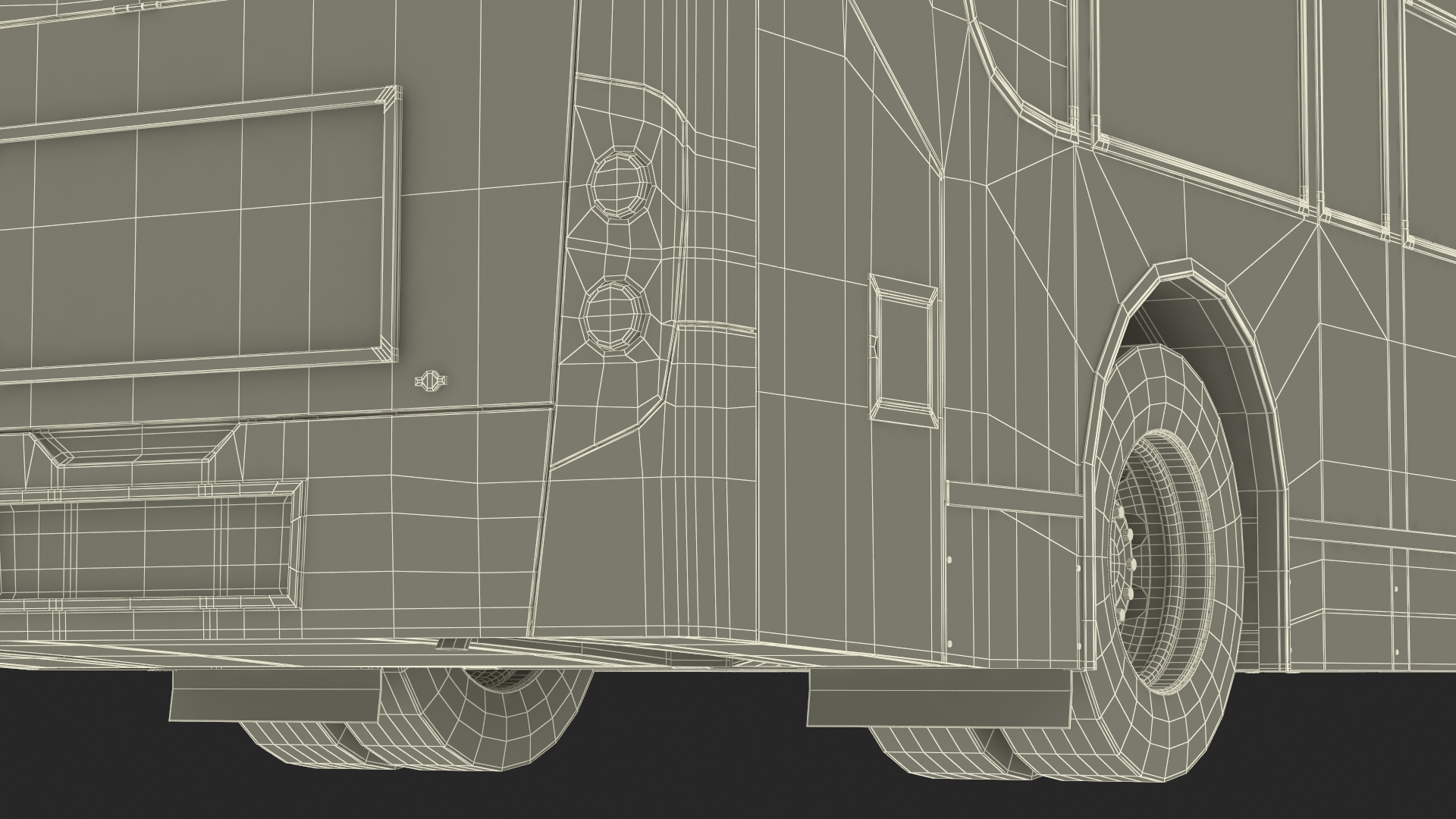 3D Enviro400 Double Decker Bus Simple Interior model