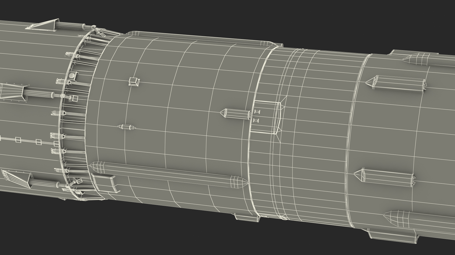 3D model Heavy Lift Launch Vehicle