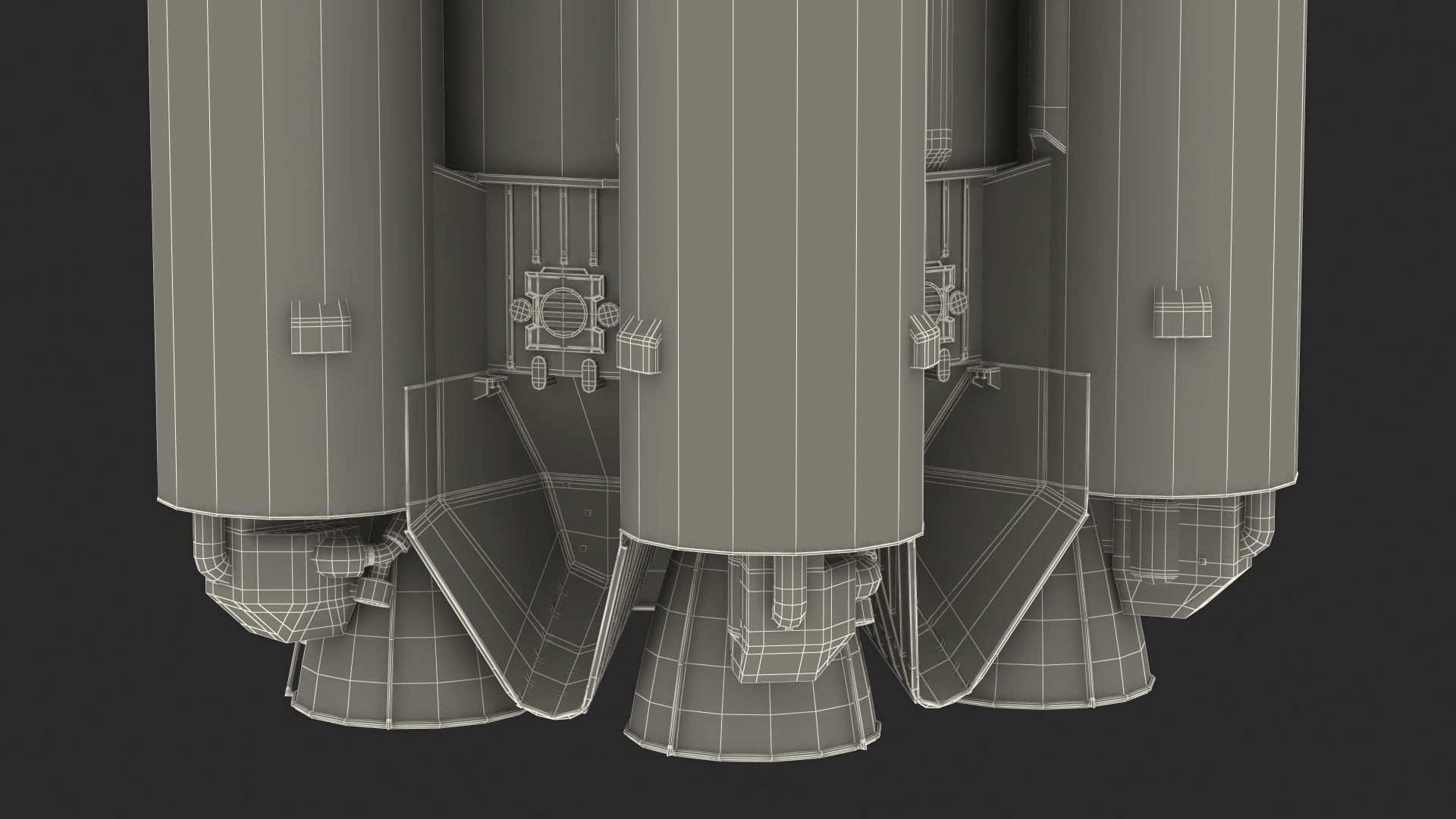 3D model Heavy Lift Launch Vehicle