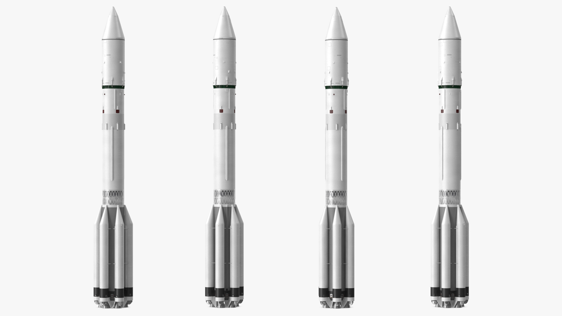 3D model Heavy Lift Launch Vehicle