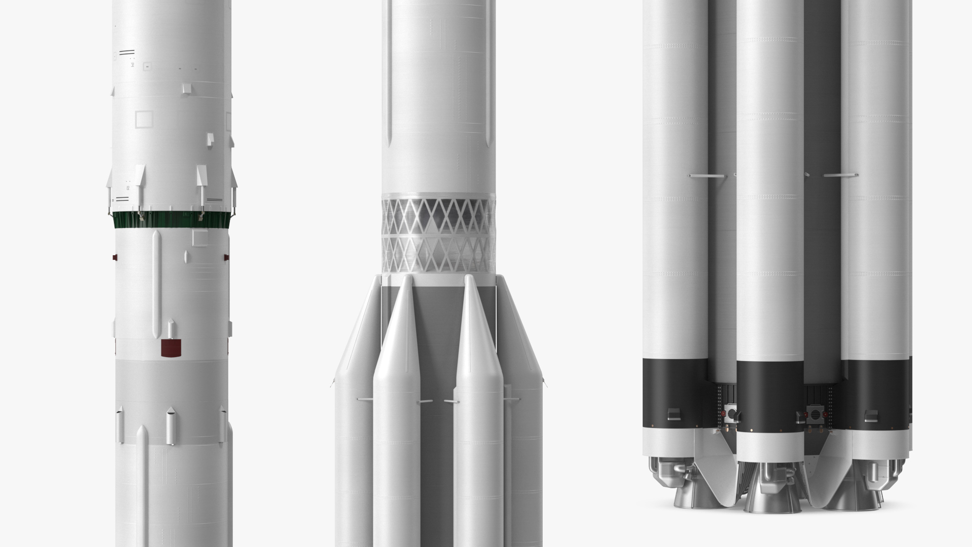 3D model Heavy Lift Launch Vehicle