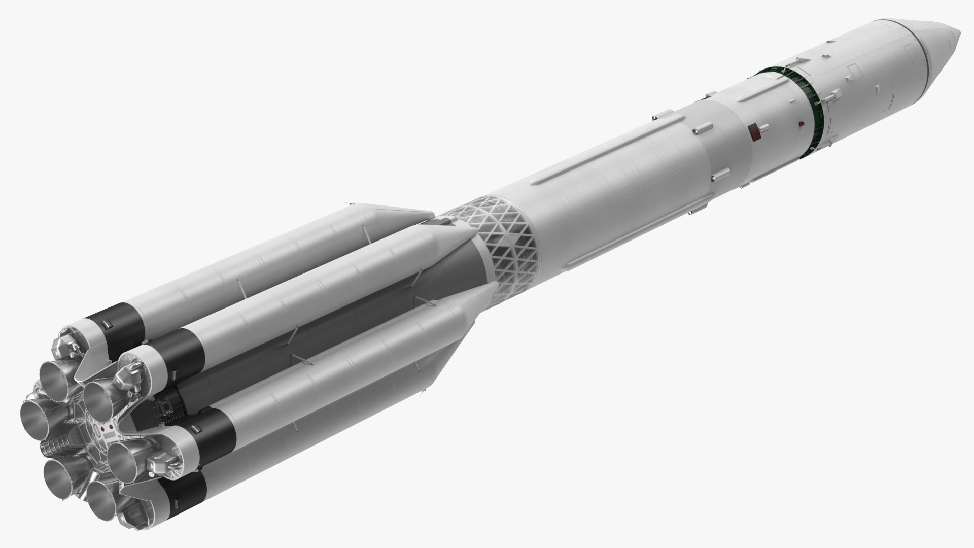 3D model Heavy Lift Launch Vehicle