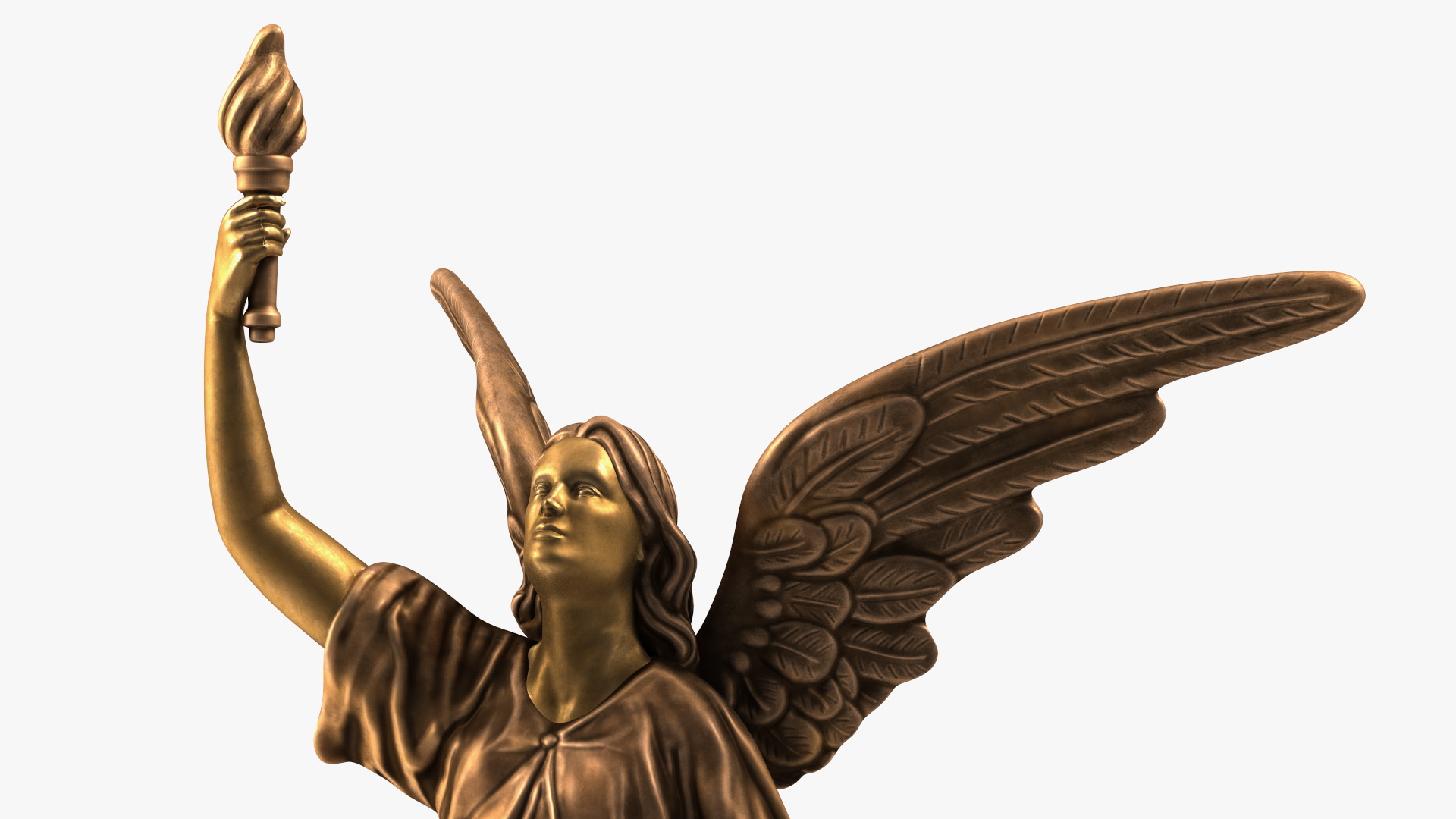 3D model Heavens Angel Cast Bronze