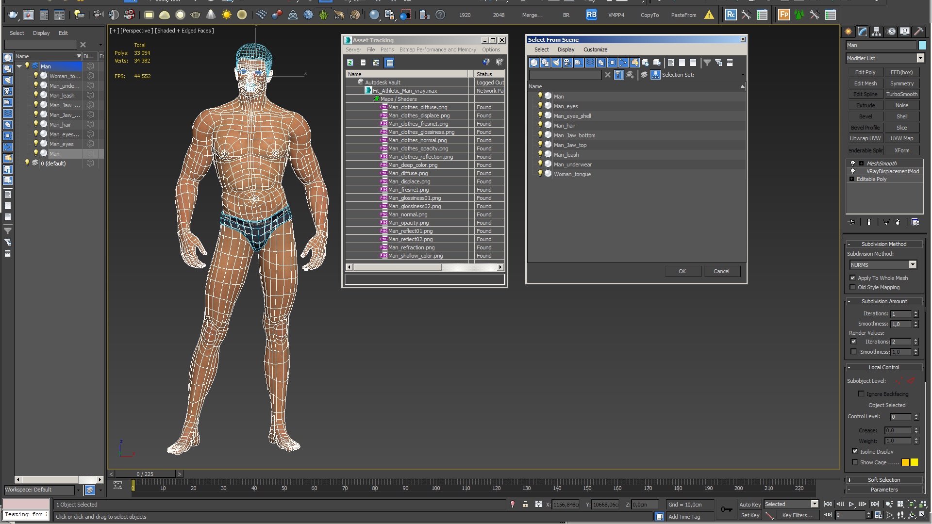 3D Fit Athletic Man