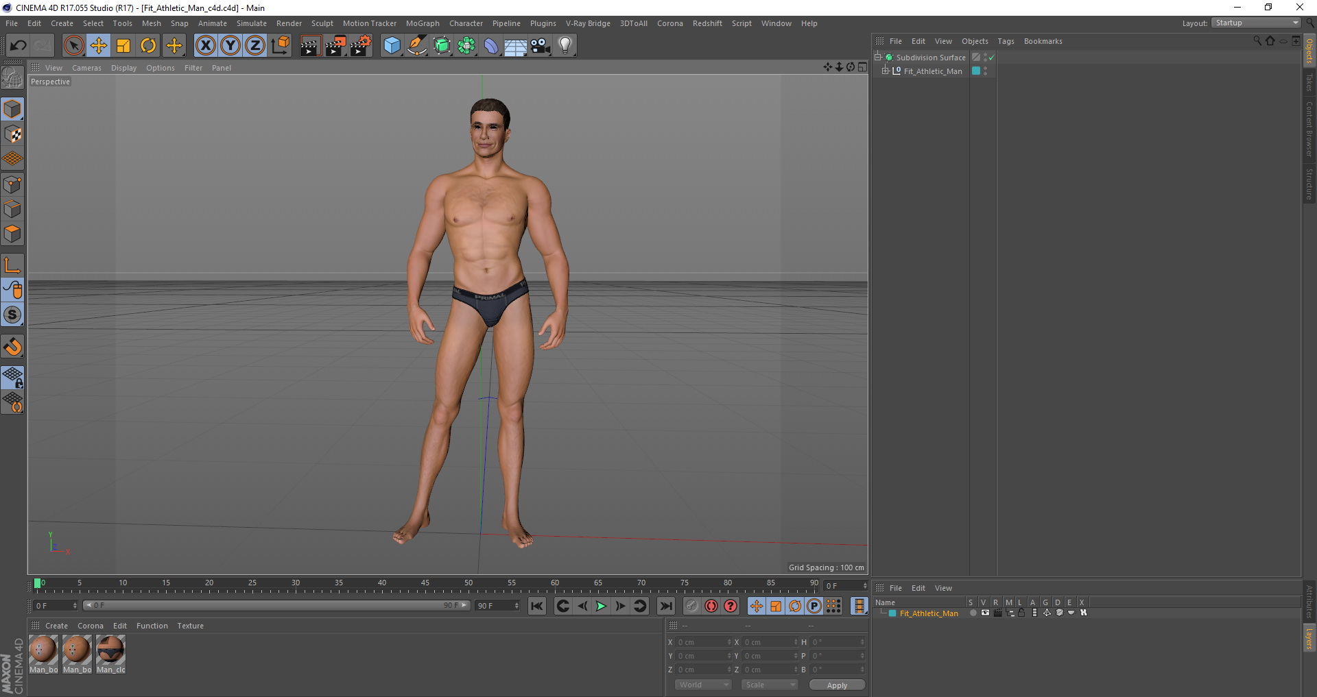 3D Fit Athletic Man