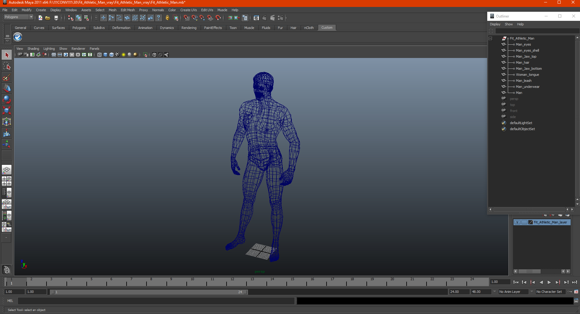 3D Fit Athletic Man