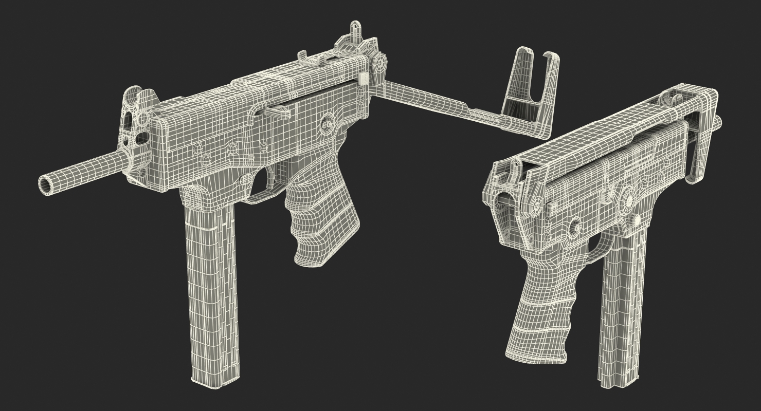 3D model Submachine Gun PP 91 KEDR