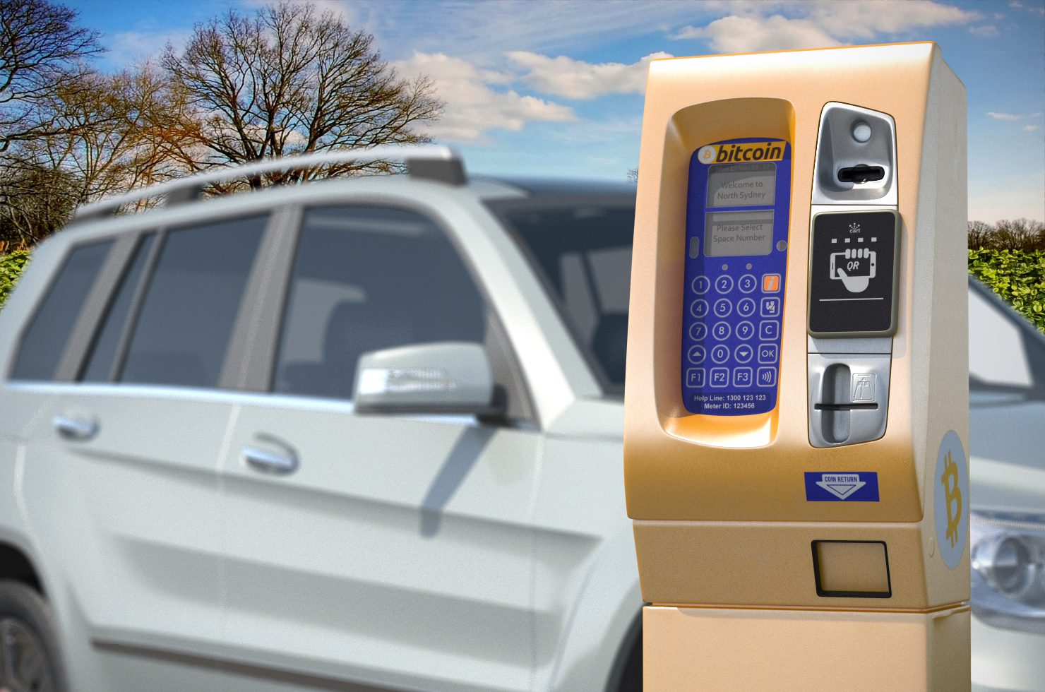 3D Bitcoin Atm