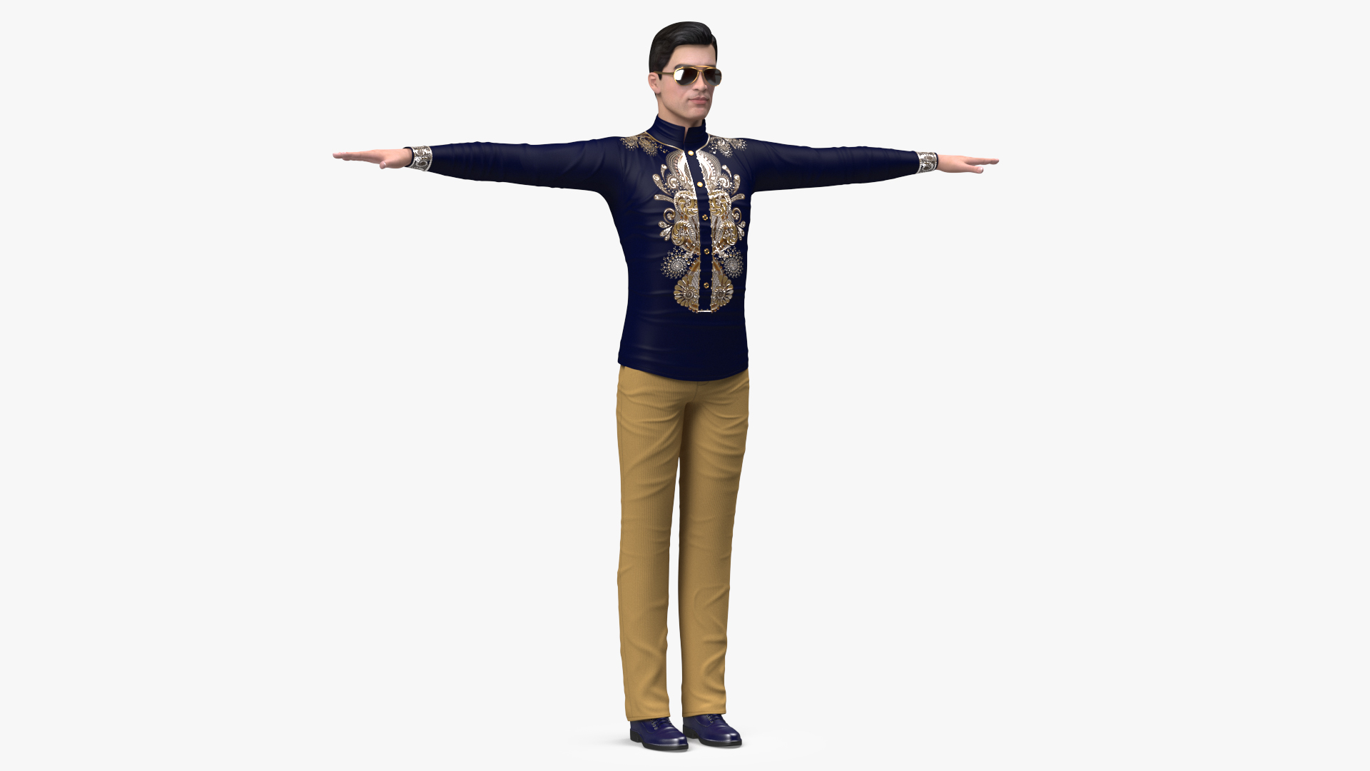 Asian Man Fashionable Style Rigged 3D model